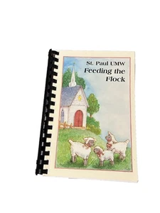 St. Paul United Methodist Women Feeding The Flock Cookbook Florence, SC 2000 Vtg - Picture 1 of 14