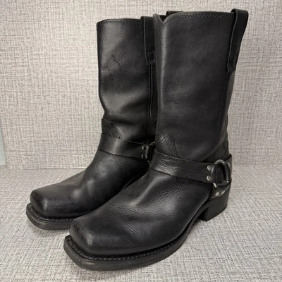 Durango Boots Mens 10.5 EE Black Oiled Leather 11" Harness Biker Moto DB510 - Image 1 of 4