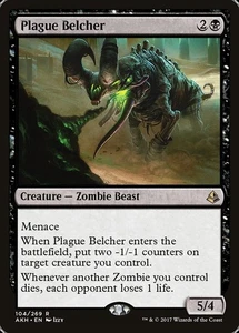 Plague Belcher (NM) #104 Rare Zombie Amonkhet AKH Magic Gathering card MTG - Picture 1 of 3