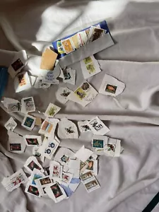 Bag Of Vintage AUS stamps Holiday Gift Home Decoration Souvenir Kid Collecting - Picture 1 of 7