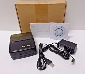 Mini impresora térmica Bluetooth serie móvil IMP011B + cables + CD + manual - Imagen 1 de 12