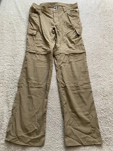 The North Face Women Straight Cargo Pants Beige Size 12 Long - Picture 1 of 13