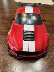 Jada Toys 1/36 Scale 2020 Ford Shelby GT500 Plastic RC Car Red No Remote Control - Picture 1 of 8