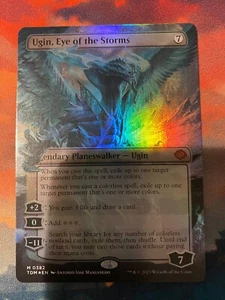 MTG Tarkir Dragonstorm Ugin Eye of the Storms Borderless Foil - Picture 1 of 1