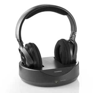 Thomson Casque Sans Fil TV "WHP3001BK" Over-Ear Avec Station De Recharge Syst... - Picture 1 of 8