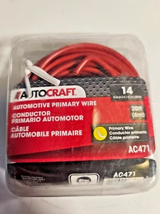 Autocraft Automotive Primary Wire 14 Gauge 20ft AC471 - Picture 1 of 4