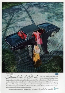 1962 Ford Thunderbird Original Druck Anzeige - Bild 1 von 1