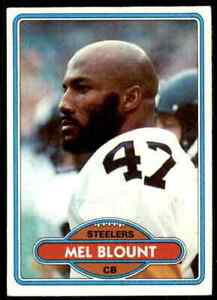 1980 Topps #155 Mel Blount HOF Pittsburgh Steelers JOLI