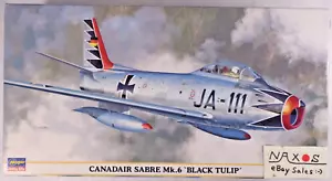 Hasegawa 1:48 Canadair Sabre Mk.6 *schwarze Tulpe* SP VER. mit Harz Pts Nr. 09532 - Bild 1 von 23