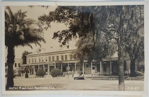 Vintage Postcard Hotel Madison Florida RPPC AA8 - Picture 1 of 2