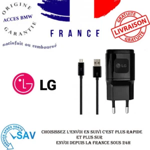 Originale Chargeur + Cable Usb LG T385 Wi-Fi - Photo 1 sur 1