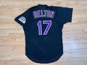 Vintage 1997 Todd Helton Rockies Russell Authentic Jersey blackmon walker bryant - Bild 1 von 3