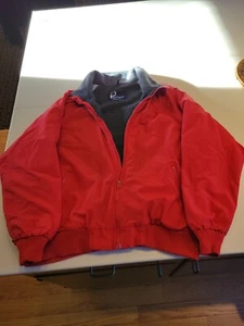 VTG 80s 90s USA Made PENFIELD Polarfleece Lined Warm-up Jacket Red Size XL - Picture 1 of 9