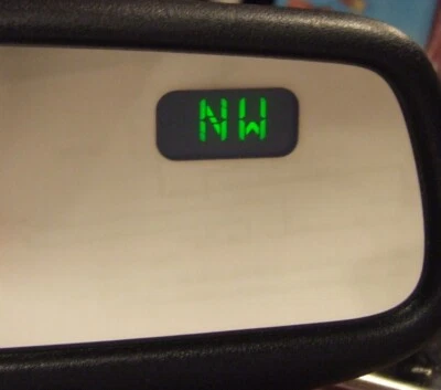 GENTEX MIRROR w/HOMELINK® & COMPASS FOR 2006-2009 LEXUS IS 250 IS 350 IS F  - Image 1 of 4