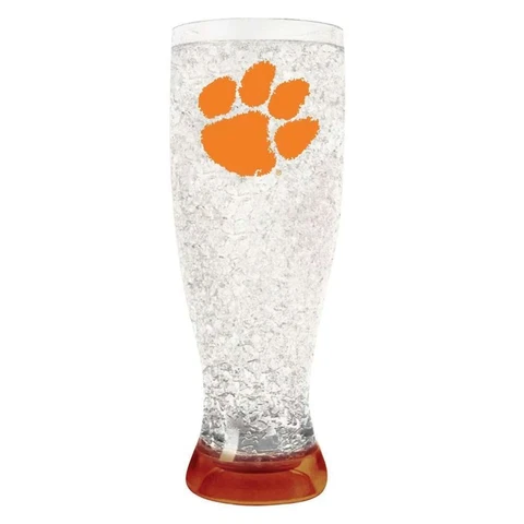 Clemson Tigers 16oz Flared Pilsner Freezer Glass Cover