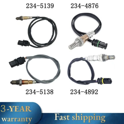 Sensor de oxigênio 4 peças up+downstream para 2007-2011 BMW 335i X3 X5 Z4 335i 328i 3.0L - Imagem 1 de 4