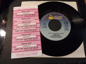 Cashflow - Reach Out VG+ Original Press 45RPM Atlanta Artist Record 1988 Hip Hop - Imagen 1 de 3