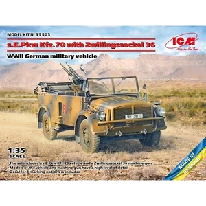 ICM 35503 Escala 1:35 s.E.Pkw Kfz.70 con base 36 vehículo militar alemán Segunda Guerra Mundial - Imagen 1 de 13