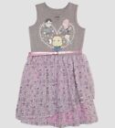 NEW Girls' Despicable Me Minion 3 Ruffle Dress Heather Gray Size: XL 14/16