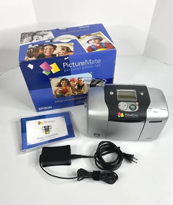 Epson PictureMate Personal Photo Lab Inkjet Printer C11C556001 Tested Working - Image 1 of 4