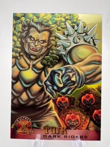 1995 FLEER ULTRA X-MEN CHROMIUM ARTIST GOLD SIGNATURE CARD TUSK #49 - Picture 1 of 2