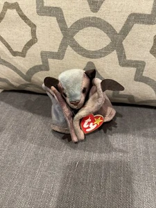 Ty Beanie Baby BATTY the Bat Ty-Dyed Version 4.5" Plush Stuffed Animal Toy - Picture 1 of 6