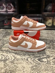 W NIKE DUNK LOW 'ROSE WHISPER' - SIZE 9.5 WOMENS US (8 MENS) - BNIB - DEADSTOCK - Picture 1 of 8