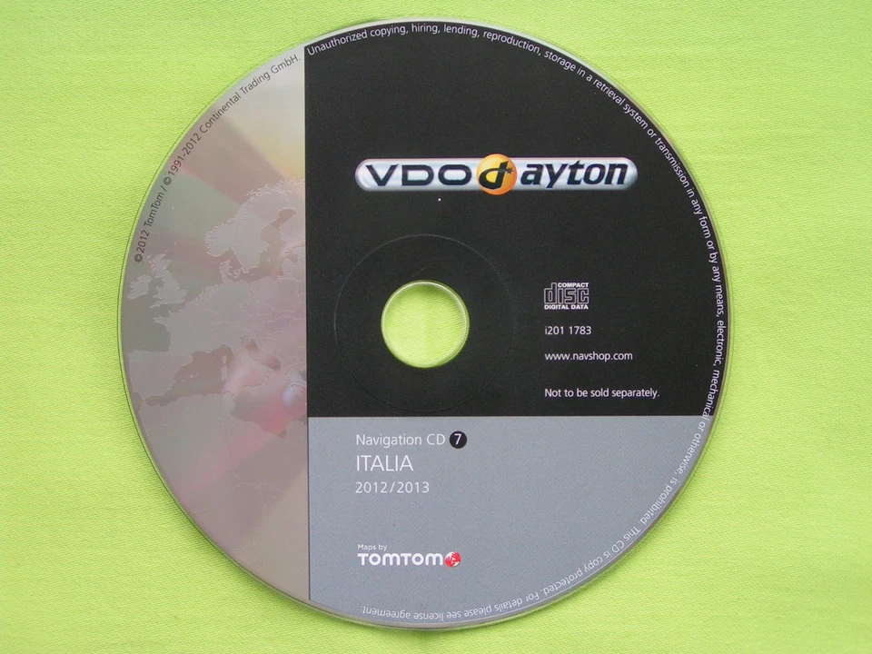 CD NAVIGATION ITALIEN 2013 BMW MK1 MK2 MK3 E38 E39 E46 E52 E53 E65 E83 E85 X3 X5 - Bild 1 von 1