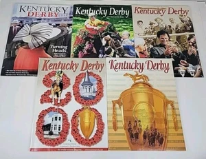Lot Of 5 Kentucky Derby Official Souvenir Magazines 97, 1999-2002 Blood-Horse - Picture 1 of 8