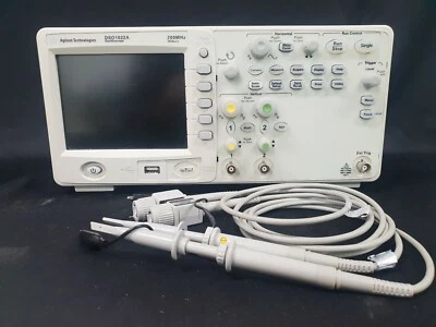 Agilent DSO1022A: Digital Oscilloscope 200MHz 2 Ch with 2 x N2862A Probes 200MHz - Image 1 of 4
