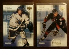 2000/01 UD Pros & Prospects Jordan Krestanovich /1000 CHL CGY Hitmen COMB SHIP