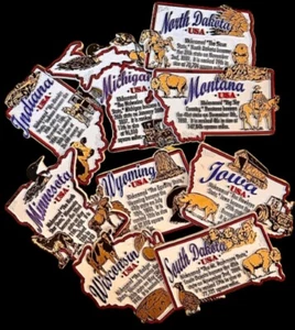 U.S. State Souvenir Refrigerator Magnets • Choose - Picture 1 of 19