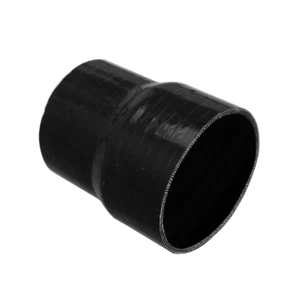 4"-3.5" Black Straight Silicon Hose Reducer For Turbo Intercooler Pipe 4.5" Long - Imagen 1 de 1
