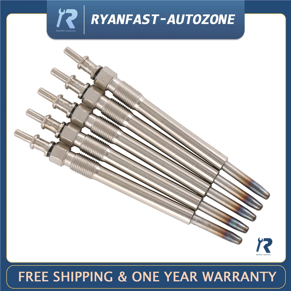 5 x Bujía incandescente diésel (10 mm) apta para Dodge Sprinter 2500 3500 0250202045 Foto 1 de 4