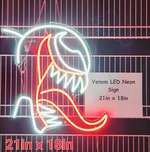 Venom LED Neon Sign 21in X 18in - Picture 1 of 5
