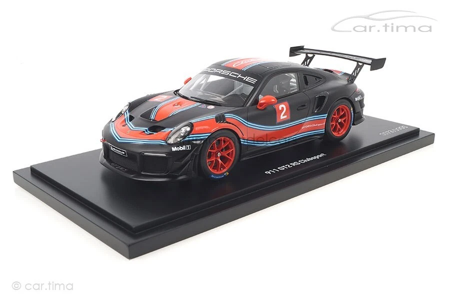 PORSCHE 911 991 II GT2 RS CLUBSPORT #2 NERO SPARK WAP0211530L 1 18 MARTINI