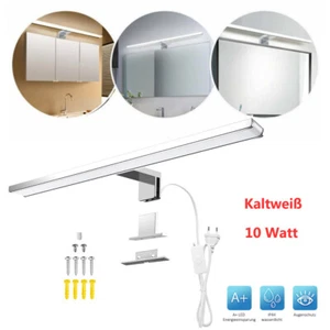10W LED Spiegelleuchte Bad Beleuchtung Schminklicht Badezimmer IP44 Aufbaulampe - Bild 1 von 11