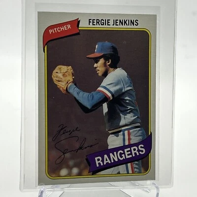 1980 Topps Fergie Jenkins Baseball Card #390 NM-Mint FREE SHIPPING - Image 1 of 3