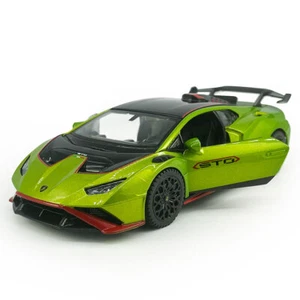Lamborghini Hurncan STO Model Car 1/32 Scale Diecast Toy Car Metal Vehicle Green - Picture 1 of 14