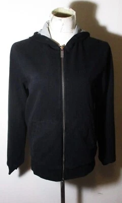 ARMANI Jeans Black Full Zip Hooded Jacket Size M - Image 1 of 4