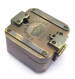 Antique Vintage Brass Solid Kelvin & Hughes 1917 Brunton Compass Handmade - Picture 1 of 8