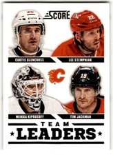 2013-14 Score Team Leaders Curtis Glencross/Lee Stempniak/Miikka Kiprusoff/Tim