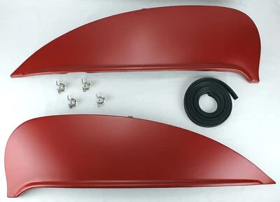 57 58 1957 1958 Ford Custom Fairlane Ranchero 300 500 Metal Steel Fender Skirts - Image 1 of 3