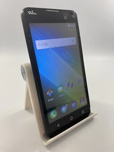 Wiko Lenny2 Black Unlocked Dual Sim 4GB 5.0" 5MP Android 5.1 Smartphone Cracked - Picture 1 of 14