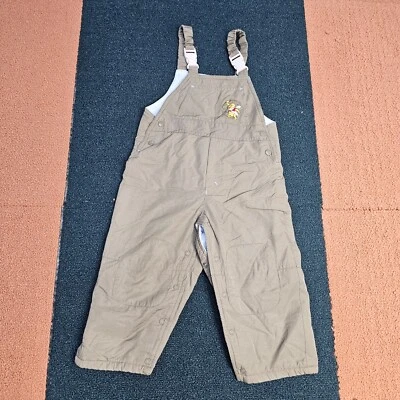 Mono bebé Winnie The Pooh vintage 23 m niño forrado de lana marrón V7a Foto 1 de 4