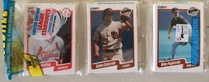 1990 Fleer Baseball Card Pack Denny Walling Calvin Schiraldi Mike Pagliarulo Top - Picture 1 of 2
