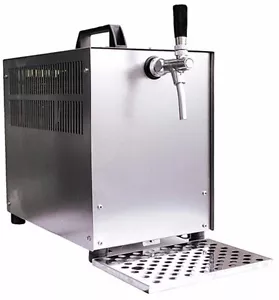 Zapfanlage,Schankanlage,Trockenkühlgerät, Edelstahl 60l/h Bierkoffer inkl Hahn - Bild 1 von 1