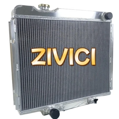 Radiador completo de aluminio de 3 filas para Ford Custom 1965-1966, Galaxie 500, LTD, Comet Foto 1 de 4