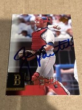 JASON VARITEK signed baseball card BOSTON RED SOX autograph