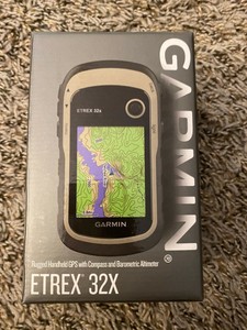NEW Garmin eTrex 32X 2.2 inch Rugged Handheld GPS Navigator - Black/Tan
